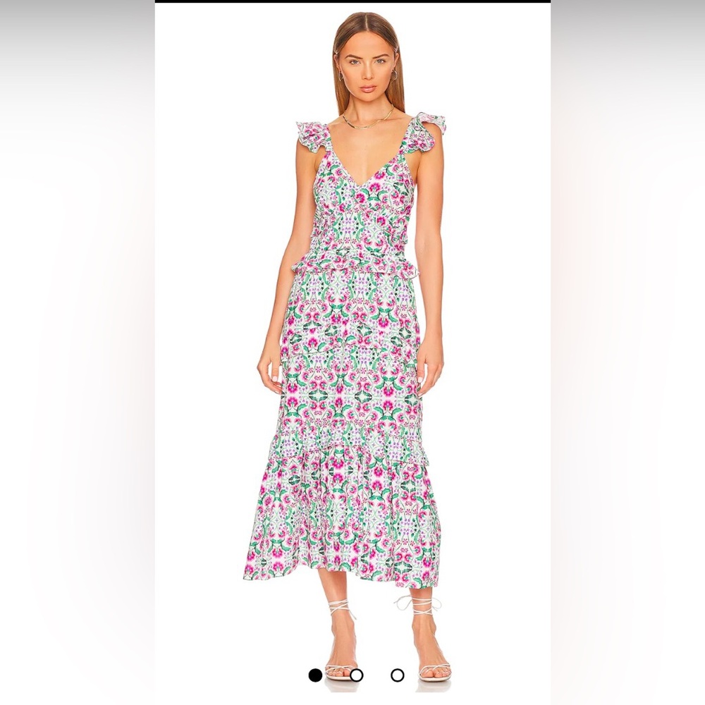 NWT | MISA Los Angeles Morrison Floral printed 100% Cotton dress | Size M